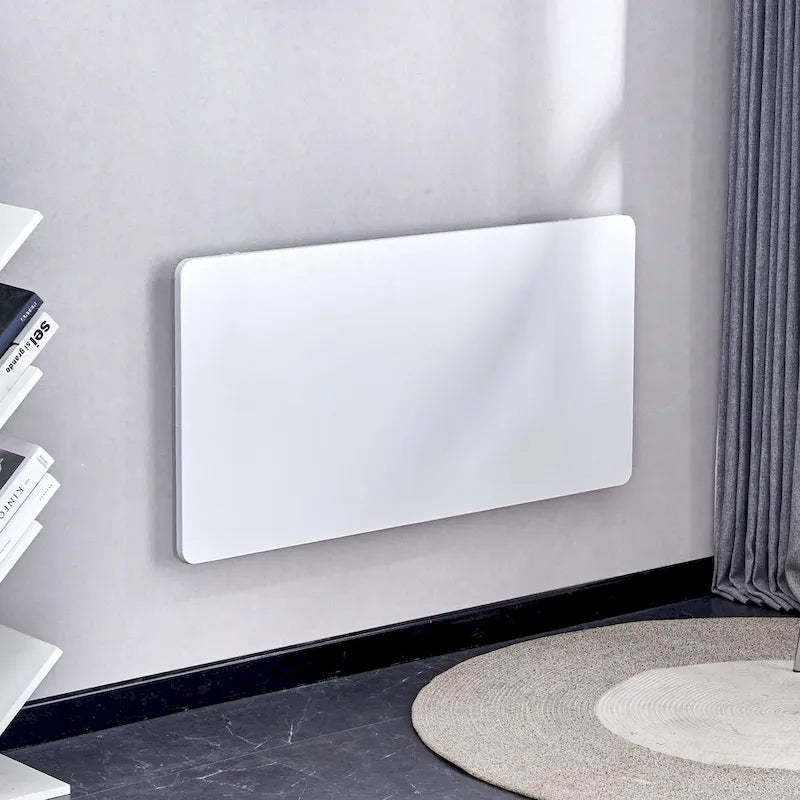 Table murale pliante blanche – Bureau rabattable peu encombrant pour les petits espaces