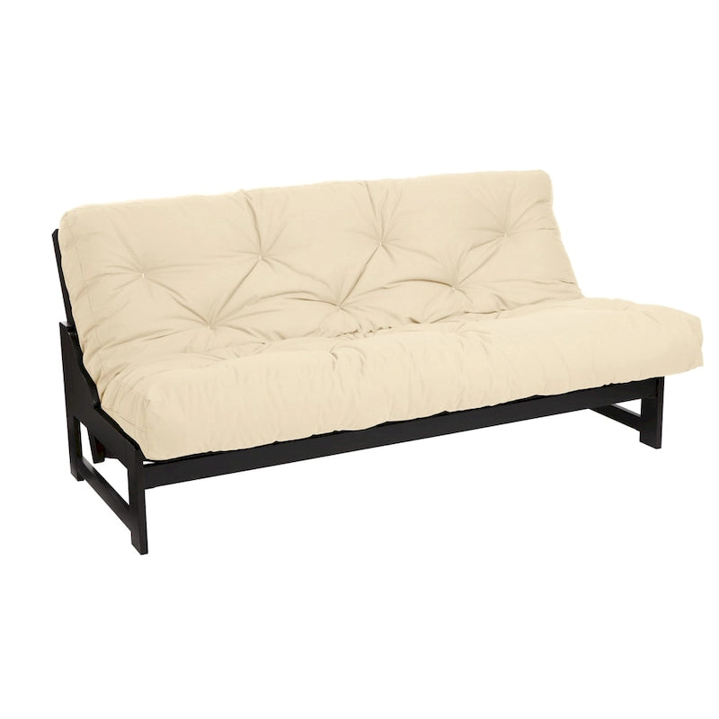 Matelas de futon capitonné de 5 pouces avec garnissage en mousse, options multicolores