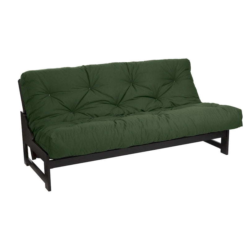 Matelas de futon capitonné de 5 pouces avec garnissage en mousse, options multicolores