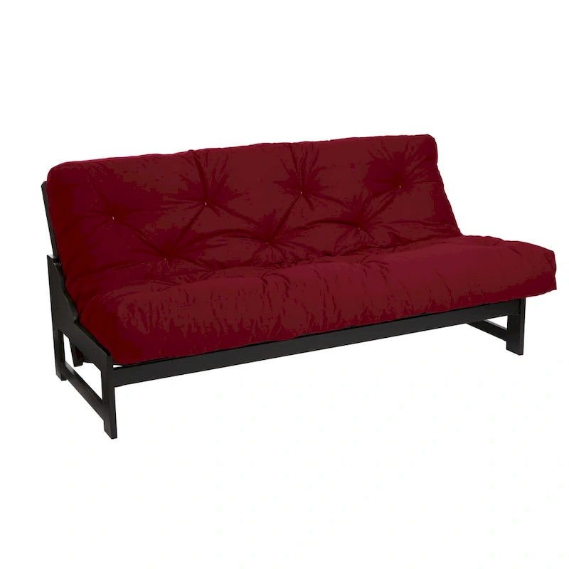 Matelas de futon capitonné de 5 pouces avec garnissage en mousse, options multicolores