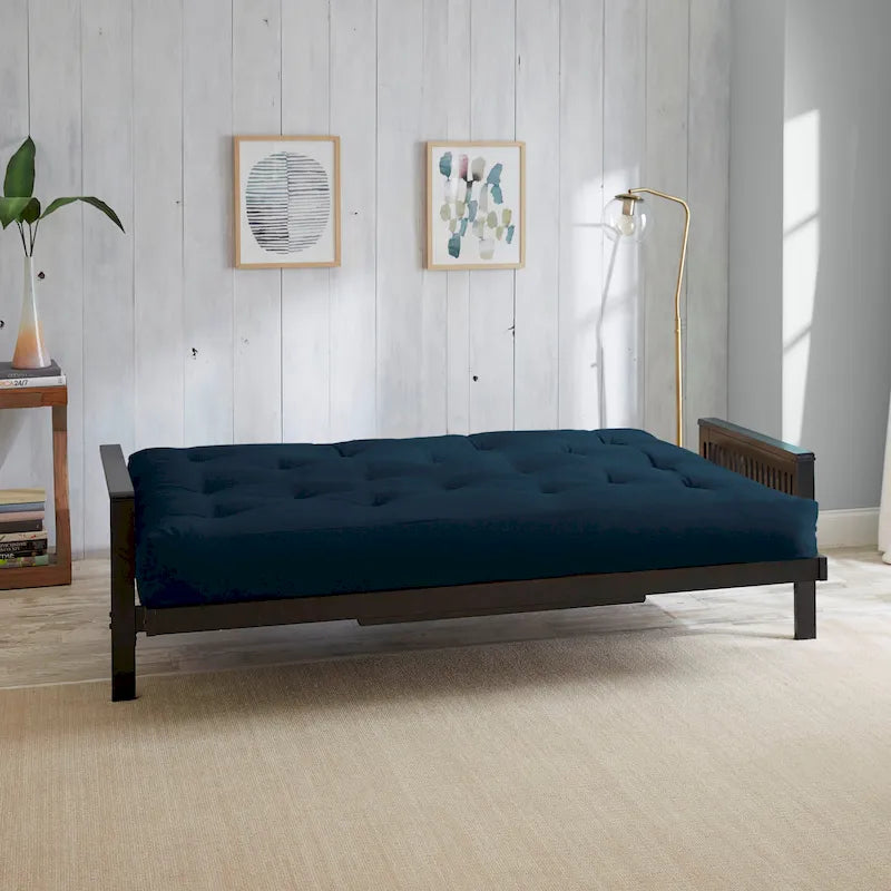 Matelas de futon capitonné de 5 pouces avec garnissage en mousse, options multicolores