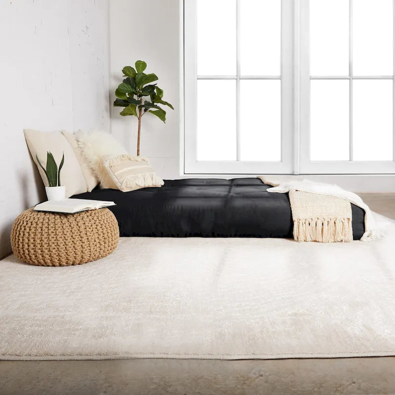 Matelas de futon capitonné de 5 pouces avec garnissage en mousse, options multicolores