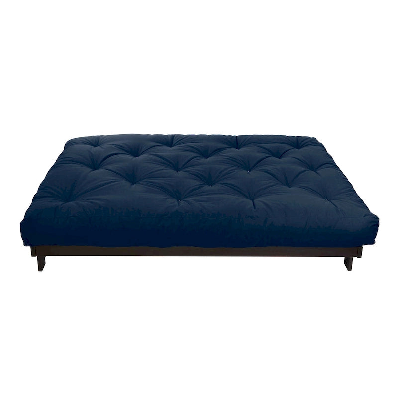 Matelas de futon capitonné de 5 pouces avec garnissage en mousse, options multicolores