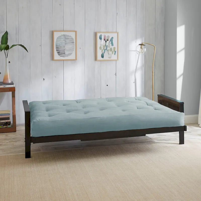 Matelas de futon capitonné de 5 pouces avec garnissage en mousse, options multicolores