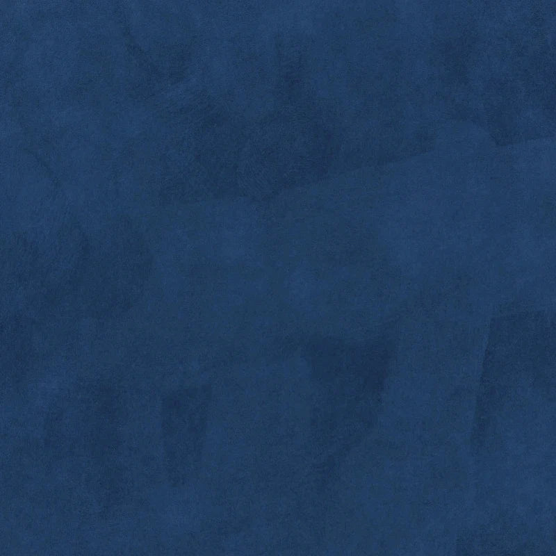 Lit de repos simple rembourré en velours bleu avec dossier capitonné et pieds en laiton