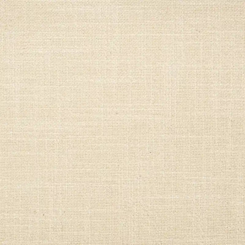 Banc d'entrée rembourré en tissu crème avec piètement angulaire en manguier marron
